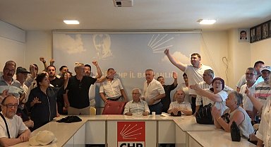 Bilecik'te CHP binasında gergin anlar