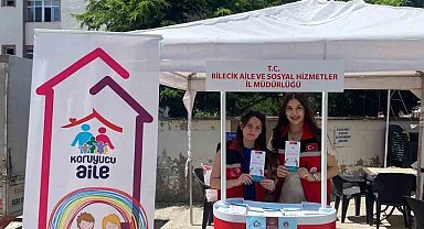 Bilecik'te koruyucu aile tanıtım standı açıldı