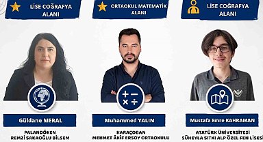 Bilim Olimpiyatları'nda Erzurum başarısı