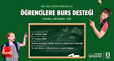 Bodrum Belediyesinden öğrencilere burs desteği