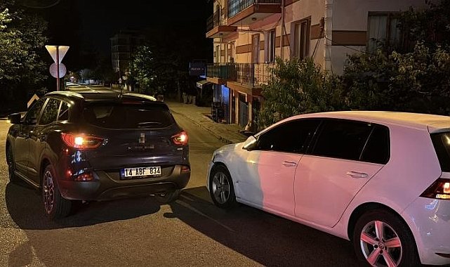 Bolu'da ciple otomobil çarpıştı: 1 yaralı
