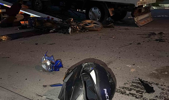 Bolu'da motosiklet ile kamyonet çarpıştı: 1 ölü, 1 yaralı
