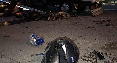 Bolu'da motosiklet ile kamyonet çarpıştı: 1 ölü, 1 yaralı