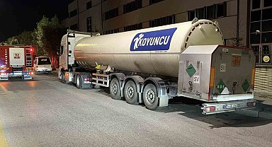 Bolu'da tankerden azot gazı sızıntısı korkuttu
