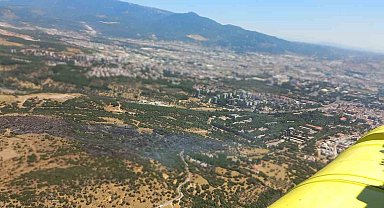 Bornova'daki yangın kontrol altında