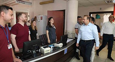 Bozdoğan'daki hastanede hizmetler değerlendirildi