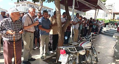 Burhaniye de emekli astsubay törenle toprağa verildi