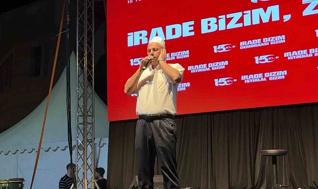Bursa'da 15 Temmuz programı Uğur Işılak konseriyle son buldu