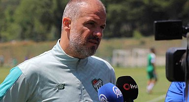 Bursaspor Teknik Direktörü Mustafa Er: "Hedefimiz Süper Lig'e çıkmak"