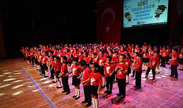Büyükşehir kreşlerinde mezuniyet coşkusu