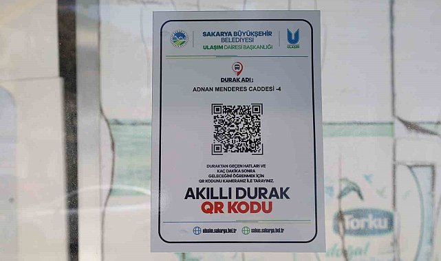 Büyükşehir QR Akıllı Durak Sistemini hayata geçiriyor