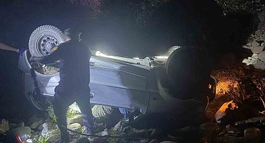 Çanakkale'de dereye uçan aracın sürücüsü hayatını kaybetti