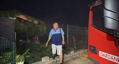 Çanakkale'de tarım arazisindeki yangın kontrol altına alındı