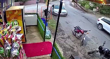 Çocuğun 3 metrelik kuyuya düştüğü korku dolu anlar kamerada