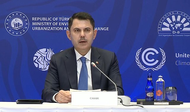 COP31 Başkanı Kurum, İstanbul'da D-8 Ülkeleri COP 31 toplantısına başkanlık etti