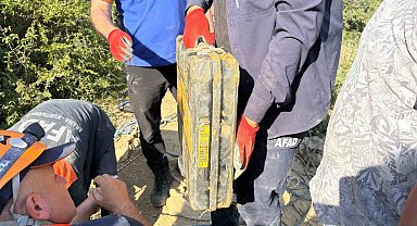 Çorum'da bir kişinin kaybolduğu mağaranın içi görüntülendi