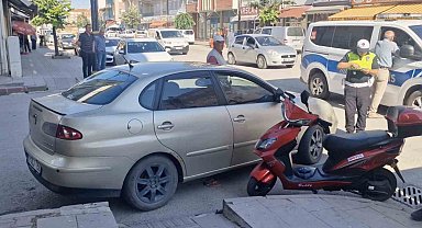 Çorum'da otomobil ile motosiklet çarpıştı: 2 yaralı