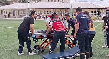 Çorum'da parmağı kopan çocuk için helikopter ambulans havalandı