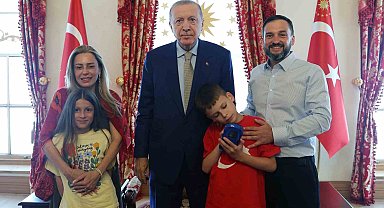 Cumhurbaşkanı Erdoğan "Cake Not Hate" kampanyasıyla tanınan Joshua Harris'i kabul etti