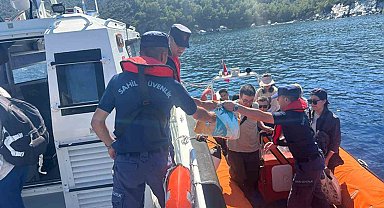 Datça'da 2'si çocuk 19 düzensiz göçmen yakalandı