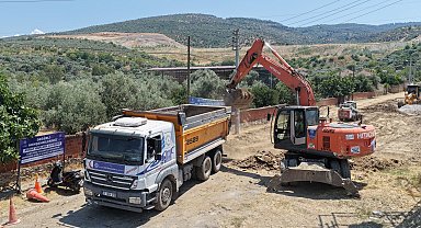 Dereköy'de yol yenileme çalışmaları başladı