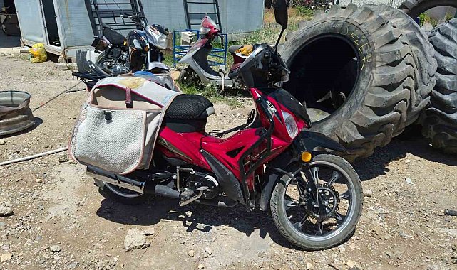 Devrilen motosikletin sürücüsü yaralandı