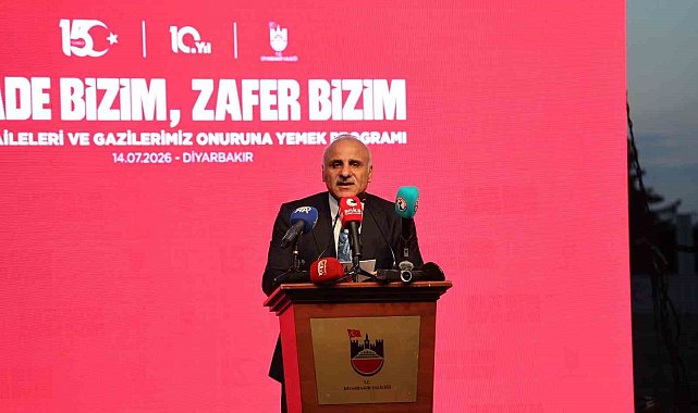 Diyarbakır'da 15 Temmuz'un 10. yıldönümünde şehit aileleri ve gaziler yemekte bir araya geldi