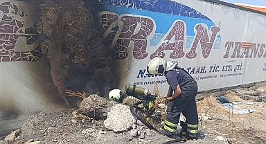 Dörtyol'da iş yerinde çıkan yangın kontrol altına alındı