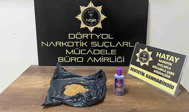 Dörtyol'da uyuşturucu operasyonu: 1 gözaltı