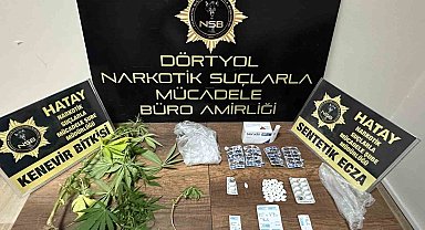 Dörtyol'da uyuşturucu operasyonu: 2 gözaltına