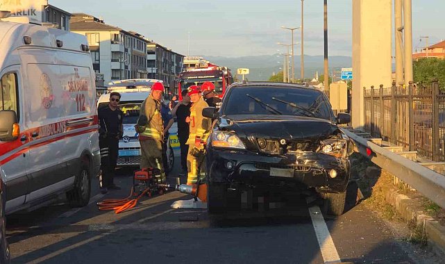 Düzce'de zincirleme kaza: 1 ölü, 1 yaralı
