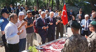 Edirne'de 15 Temmuz Demokrasi ve Milli Birlik Günü'nde şehit kabirleri ziyaret edildi