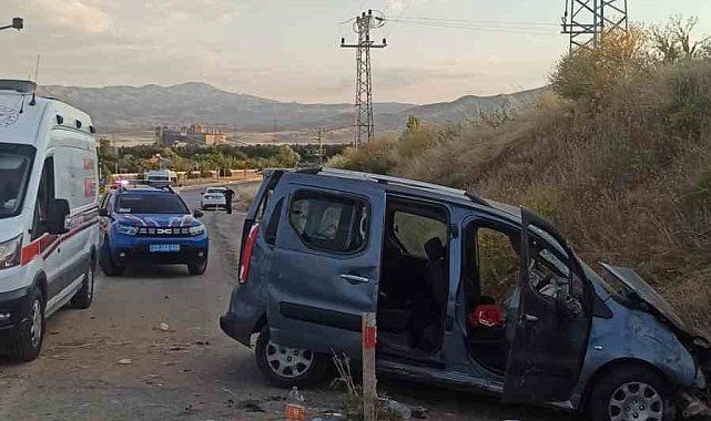Elazığ'da trafik kazası: 4 yaralı