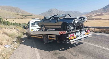 Elbistan'da trafik kazası: 1 yaralı