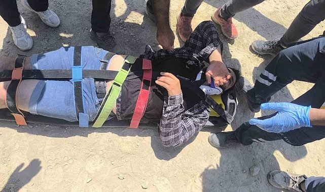Elektrik direğinde akıma kapılan işçi yaralandı
