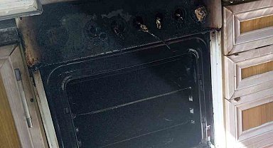 Elektrik prizinden çıkan yangın korkuttu
