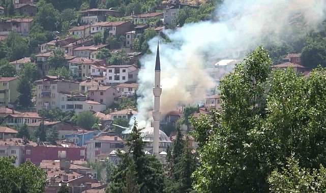 Elmas nineyi yangından itfaiyeciler kurtardı