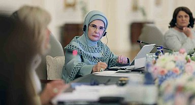 Emine Erdoğan'ın NATO marjında buluşturduğu lider eşleri "Çocuklar, Teknoloji ve Güvenlik" konusunu ele aldı