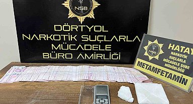 Erzin'de 250 gram metamfetamin ele geçirildi