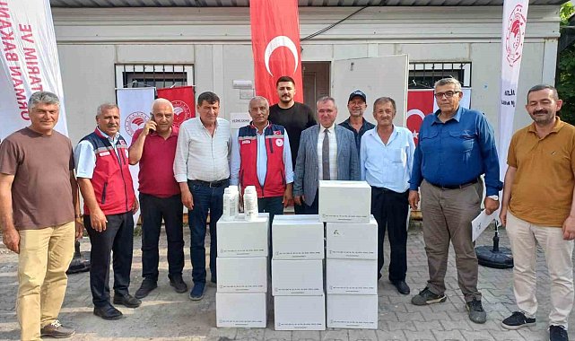 Erzin'de turunçgil üreticilerine portakal yağı desteği