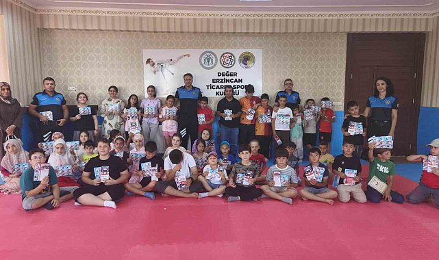 Erzincan'da öğrencilere güvenlik eğitimi verildi