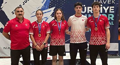 Erzincanlı milli badmintonculardan uluslararası turnuvada 4 madalya