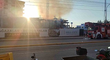 Eskişehir'de inşaatta çıkan yangın kontrol altına alındı