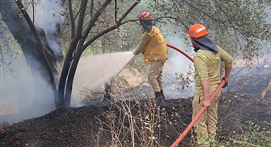 Fethiye'deki yangının enerjisi düşürüldü