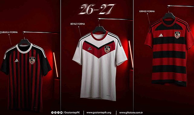 Gaziantep FK, yeni sezon formalarını tanıttı