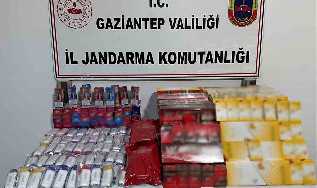 Gaziantep'te 1 milyon TL değerinde kaçak malzeme ele geçirildi: 3 gözaltı