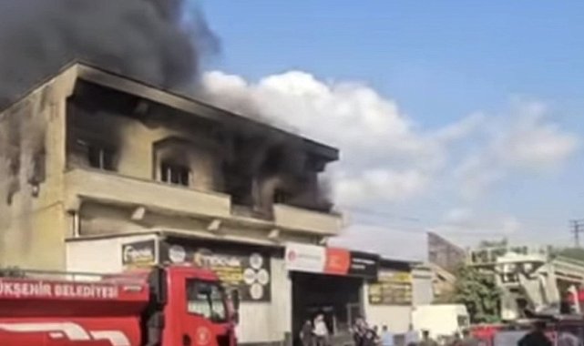 Gaziantep'te iş yeri yangını