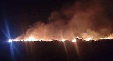 Gaziantep'te korkutan anız yangını