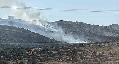 Gaziantep'te makilik alanda çıkan yangın söndürüldü