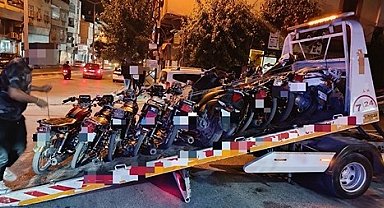 Gaziantep'te motosiklet denetimi: 208 sürücüye 3 milyon 907 bin lira ceza